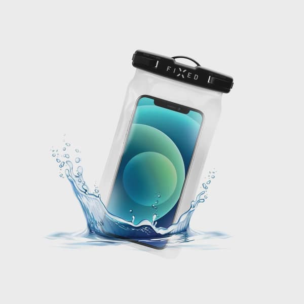 FIXED Float Vattentät Väska för Smartphones upp till 6.8" Svart