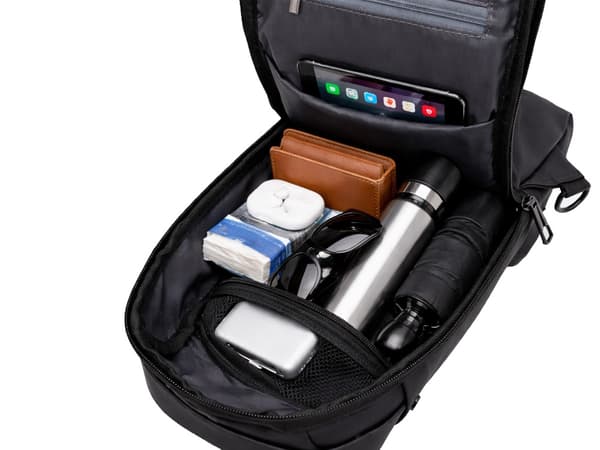Ryggsäck enkelrem USB stöldskydd