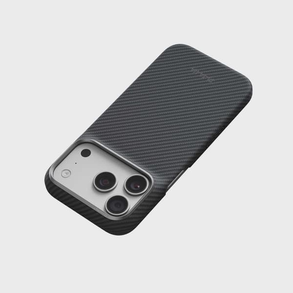 Pitaka Edge MagSafe Fodral iPhone 18 Pro/17 Pro Black/Grey