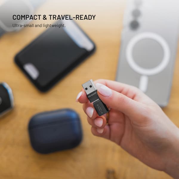 FIXED Data Blocker 2in1 USB-A & USB-C 240W för säker laddning Svart
