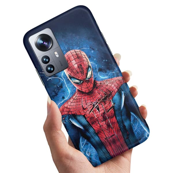 Deksel / Mobildeksel til Xiaomi 12 Pro - Spiderman Multicolor