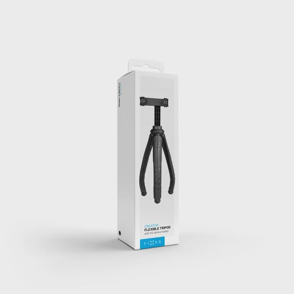 FIXED Creator Flexibelt stativ för smartphones Svart
