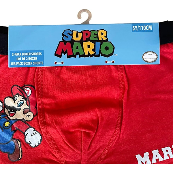 Super Mario Kalsonger för Barn - 2-Pack 10 år