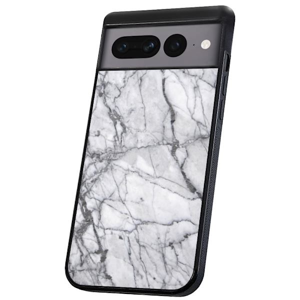 Google Pixel 7A - Deksel/Mobildeksel Marmor