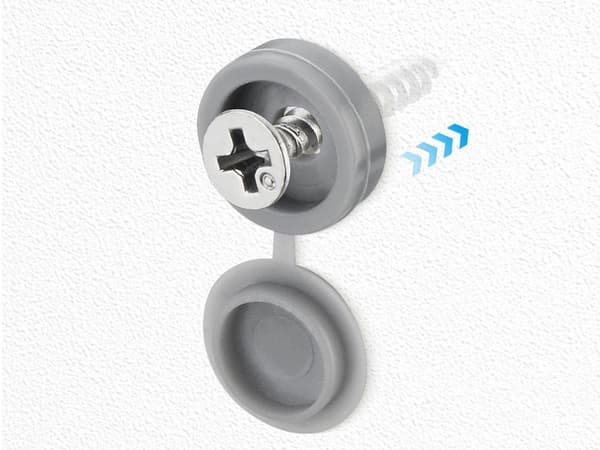 Skruvskydd 100 st möbel Grey
