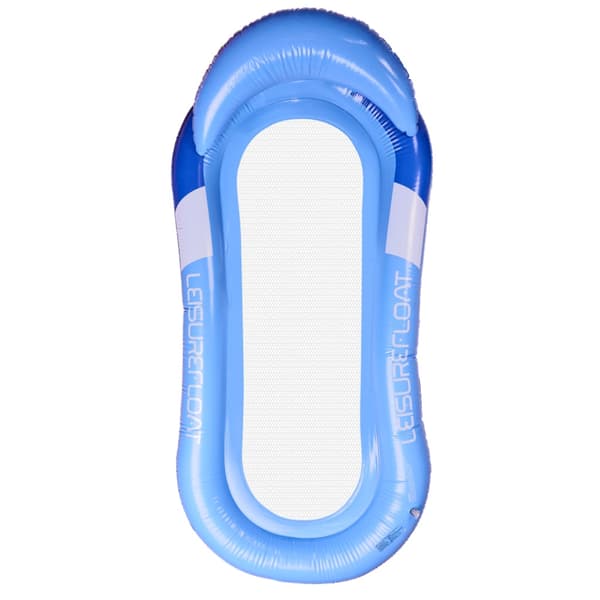 Poolmadrass med Nät Blue