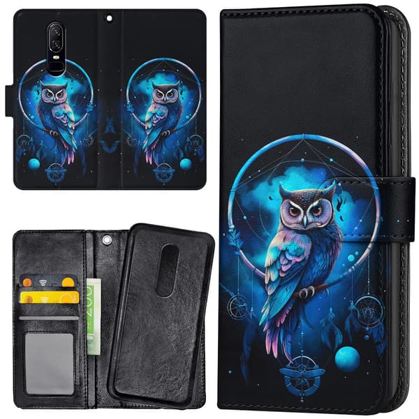 OnePlus 7 - Lommebok Deksel Owl