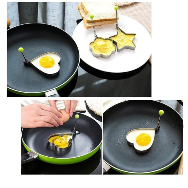 2-Pak - Eggform / Form til Egg Hjärta 