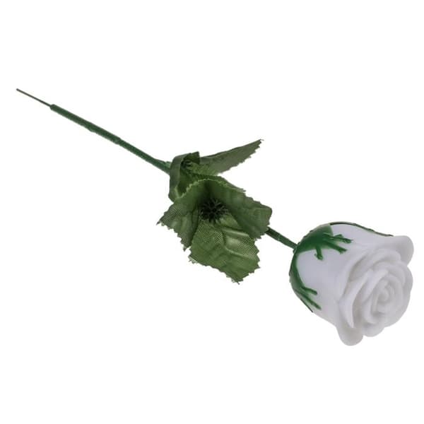 Ros med LED-lampe – Farveskiftende Multicolor