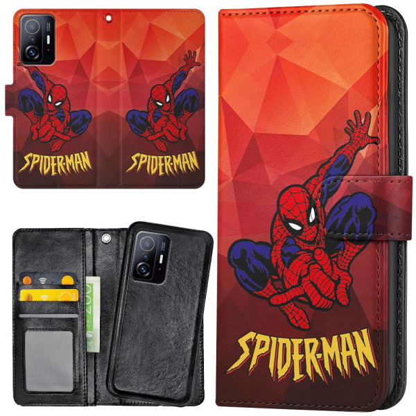 Xiaomi 11T/11T Pro - Lompakkokotelo/Kuoret Spider-Man