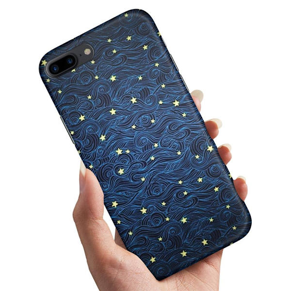 Deksel / Mobildeksel til iPhone 7 / 8 Plus - Stjernemønster