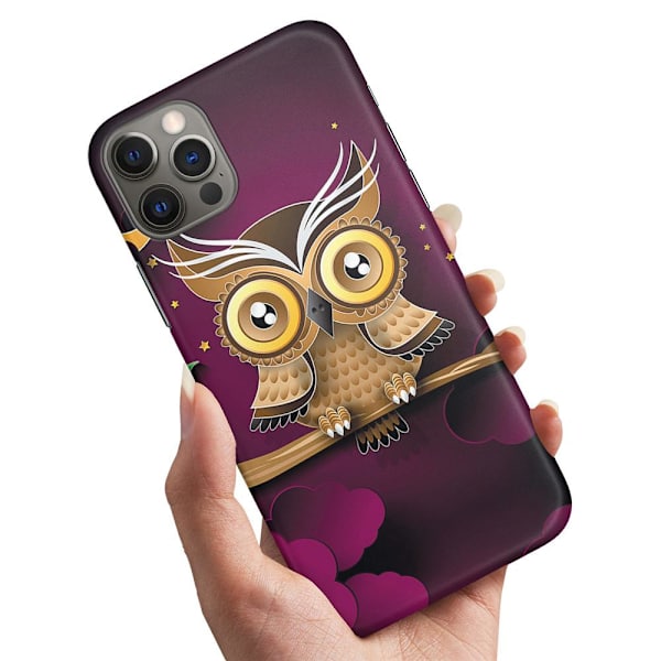 iPhone 13 - Deksel/Mobildeksel Lysbrun Ugle