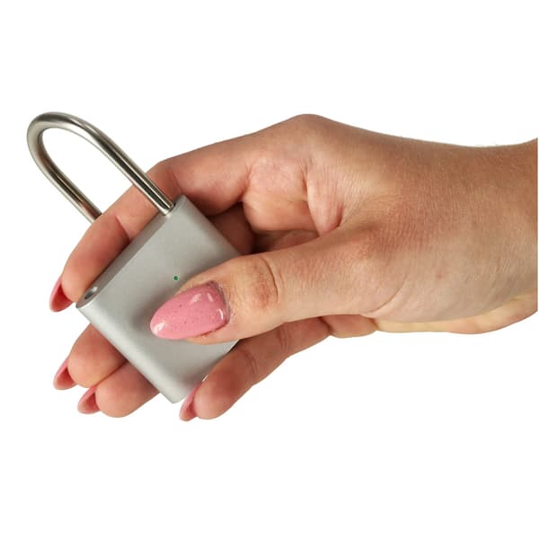 Hänglås med Fingeravtrycksläsare