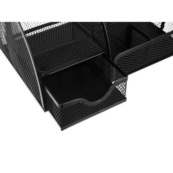 Työpöydän Järjestäjä - 6 lokeroa Black