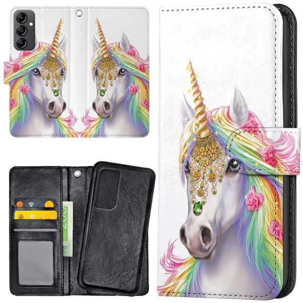 Samsung Galaxy S24 Plus - Lompakkokotelo/Kuoret Unicorn/Yksisarv