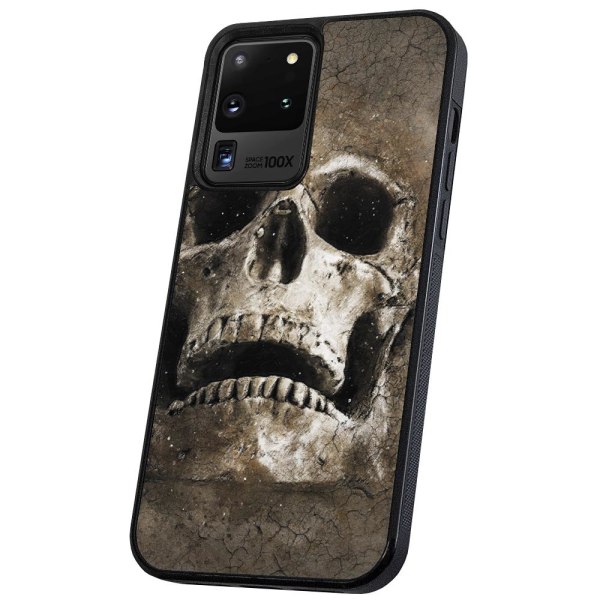 Samsung Galaxy S20 Ultra - Cover/Mobilcover Cracked Skull