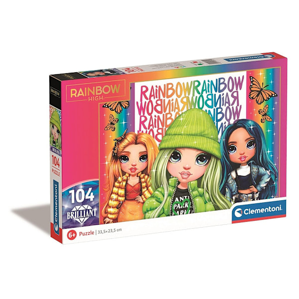 Rainbow High Fjäril 104-delars Glittrande pussel