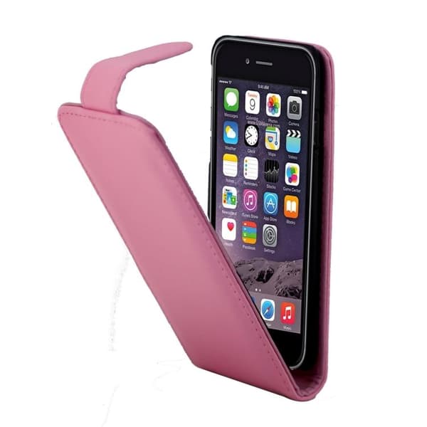 iPhone 7/8 Plus - Flipfodral med Kortfack - Rosa Rosa