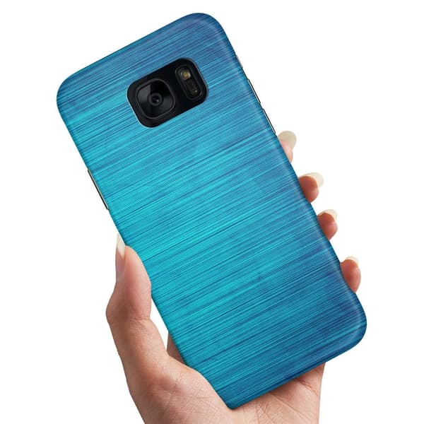 Deksel / Mobildeksel til Samsung Galaxy S7 Edge - Ripet Tekstur
