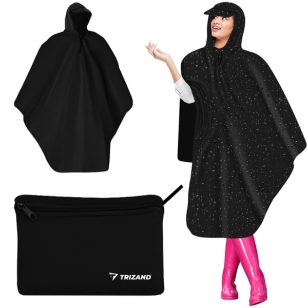 Regnponcho / Regnkappa - Regnrock Black