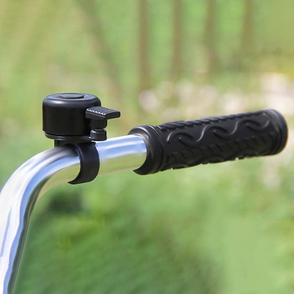 2-Pak - Ringeklokke til Cykel - Cykelklokke Black