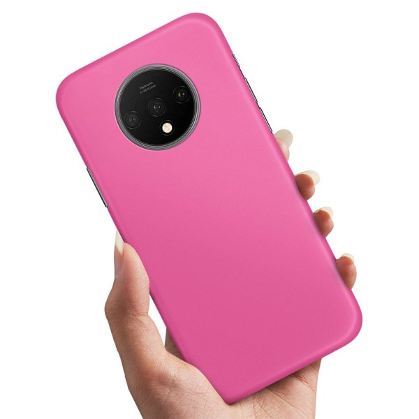 OnePlus 7T - Cover/Mobilcover Rosa Pink