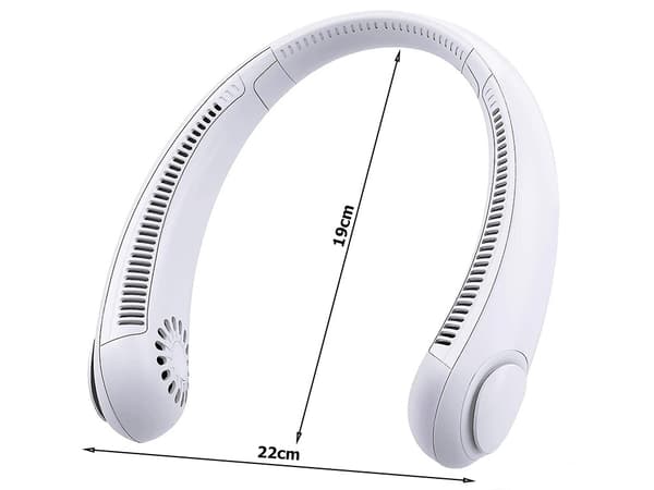 Halsblæser – Bærbar handsfree blæser White