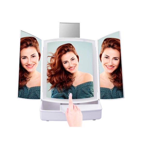 Upplyst make-up led sminkspegel