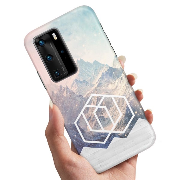 Huawei P40 Pro - Cover/Mobilcover Kunst Bjerg