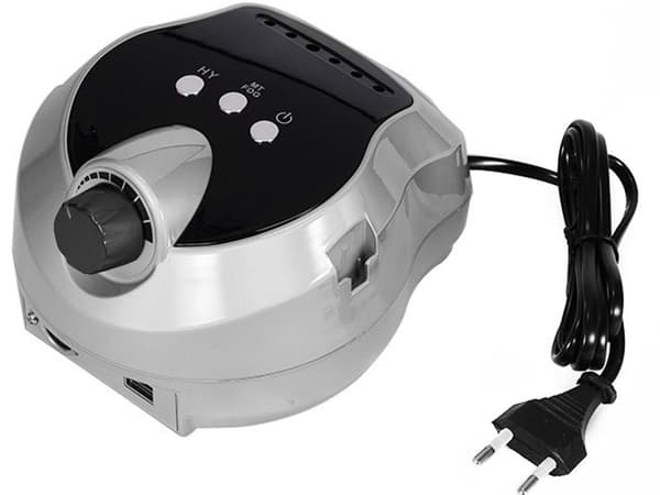 Nagelfil elektrisk 80W set grå