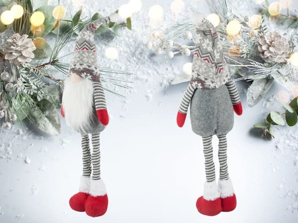 Julspöke spökteleskop reguised ben 50 - 70cm Grey