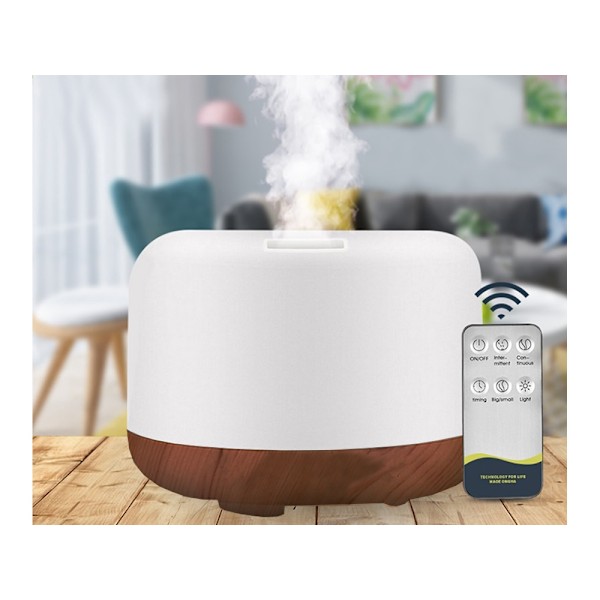 Luftfugter / Duftspreder - Aromalampe med RGB-belysning