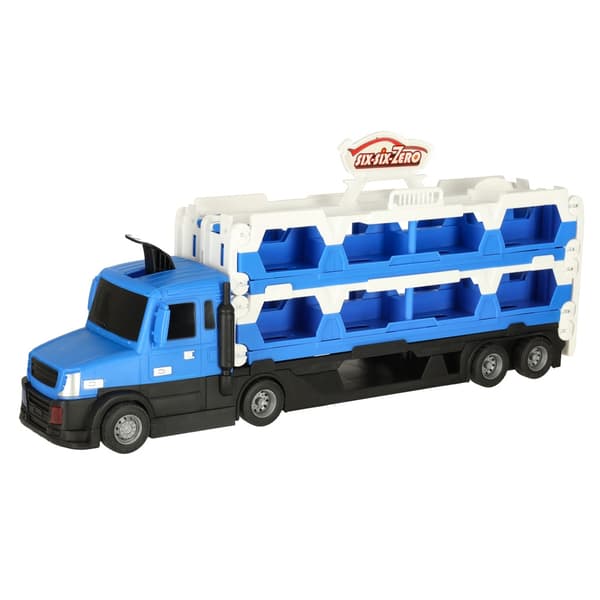 Biltransporter med Leksaksbilar Blue