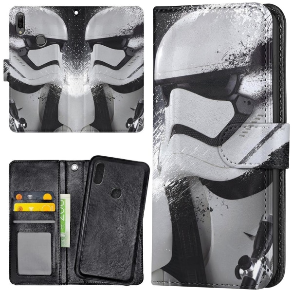 Huawei Y6 (2019) - Mobilcover/Etui Cover Stormtrooper Star Wars