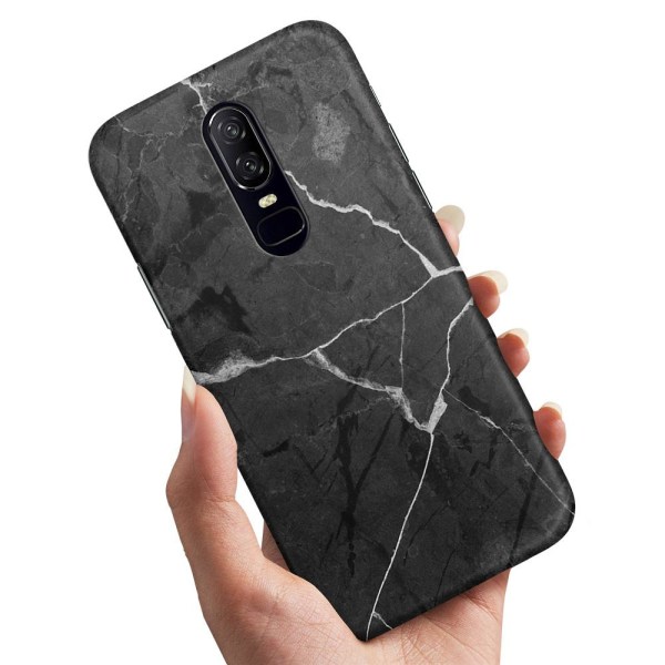 OnePlus 6 - Cover/Mobilcover Marmor Multicolor