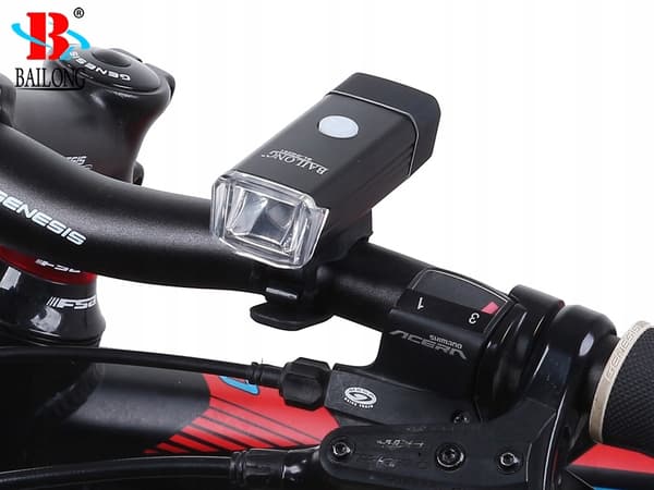 Vandtæt LED Forlygte til Cykel – Genopladelig