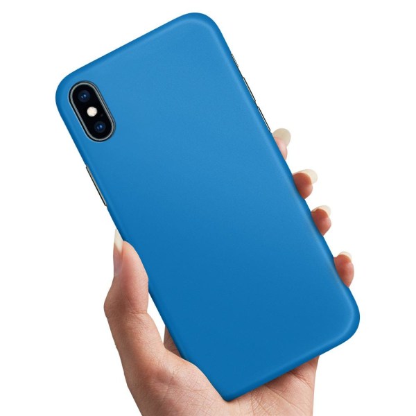 iPhone X/XS - Skal/Mobilskal Blå Blå
