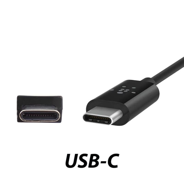 15cm USB-C till Micro-USB Kabel för DJI Mavic Mini / Air, Shark Svart