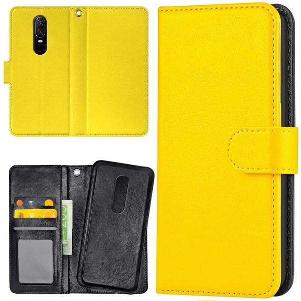OnePlus 7 - Lommebok Deksel Gul Yellow