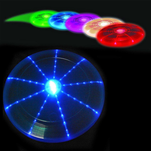 LED frisbee - 25 cm Multicolor