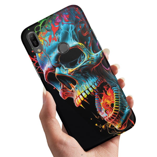 Huawei Y6 (2019) - Skal/Mobilskal Skull