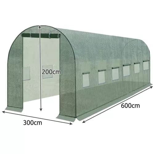 Växthusöverdrag / Överdrag för Växthus - 6x3x2m