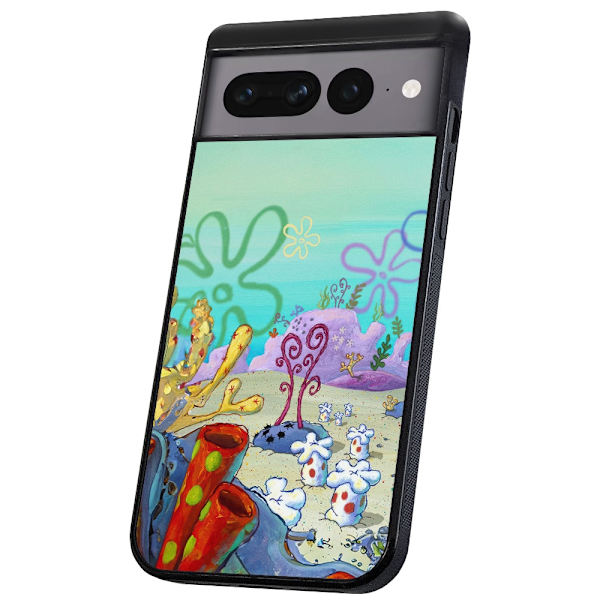 Google Pixel 7 Pro - Deksel/Mobildeksel Svampebob