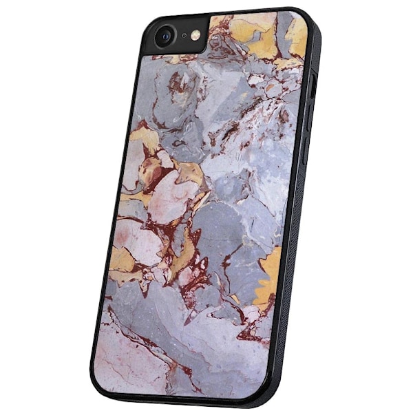 iPhone 16e/17e - Deksel/Mobildeksel Marmor