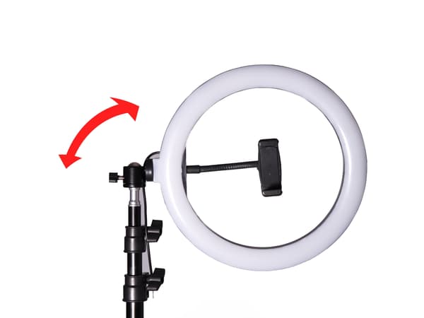 Mobilholder med Ringlight & Stativ – Selfielampe