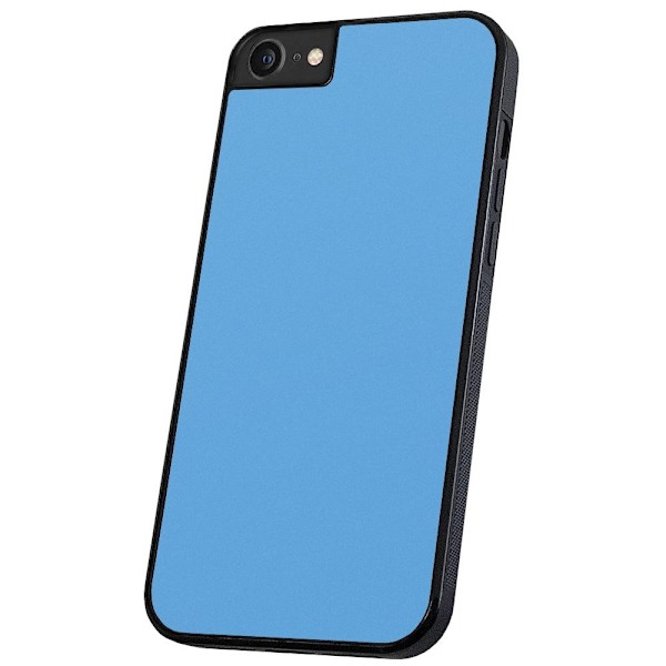 iPhone 16e/17e - Cover/Mobilcover Lysblå