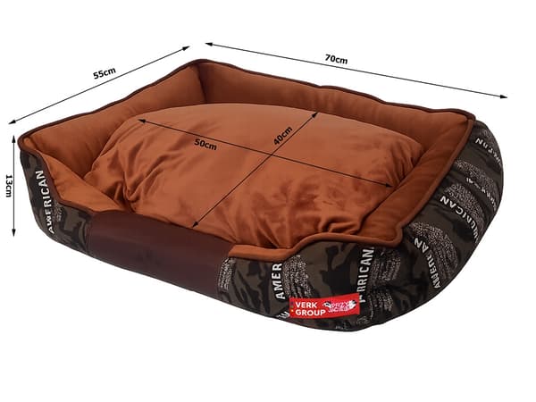 Hundbädd soffa medium Grey