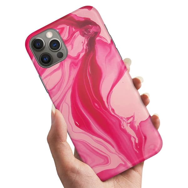 Cover / Mobilcover til iPhone 13 Mini - Marmor Multicolor