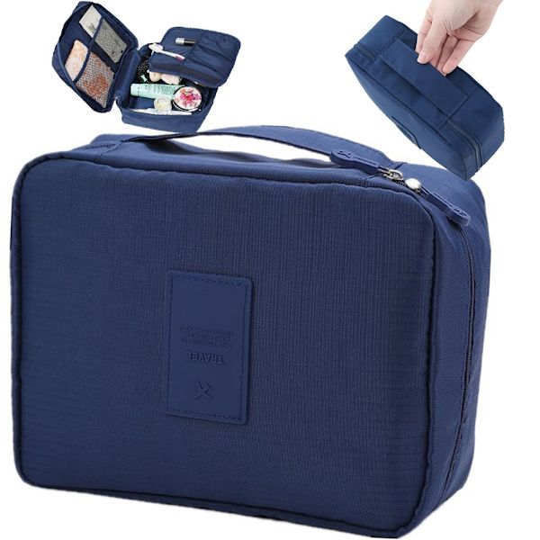Sminkväska / Necessär / Toalettväska - Makeup Bag Mörkblå