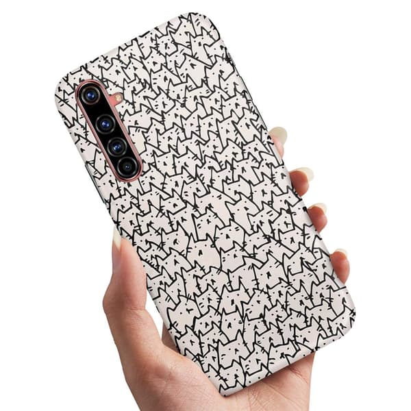 Deksel / Mobildeksel til Realme X50 Pro - Kattgruppe